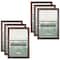 6 Pack: Home Brown & Black Wood Grain Frame by Studio Décor®